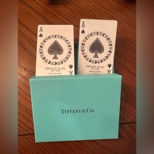 Tiffany & Co. Pink and Blue Playing Card Set